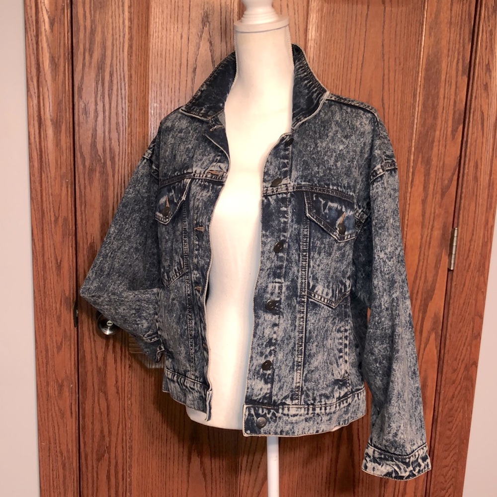 New Listing! Official Rolling Stones Vintage Style Denim Jacket - Picture 14 of 14